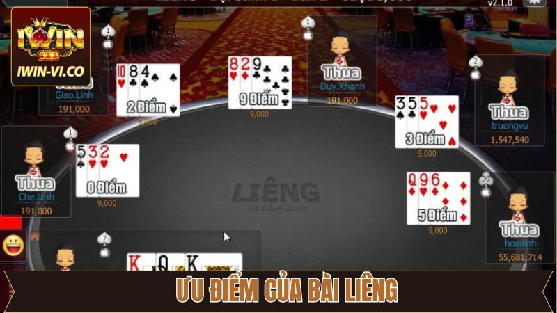 Bài Liêng - Trò Chơi Hấp Dẫn Với Phần Thưởng Khủng Tại Iwin 4 Iwin là một lựa chọn sáng suốt để chơi liêng